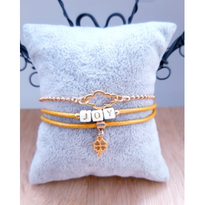 gouden JOY armbanden setje gouden JOY armbanden setje